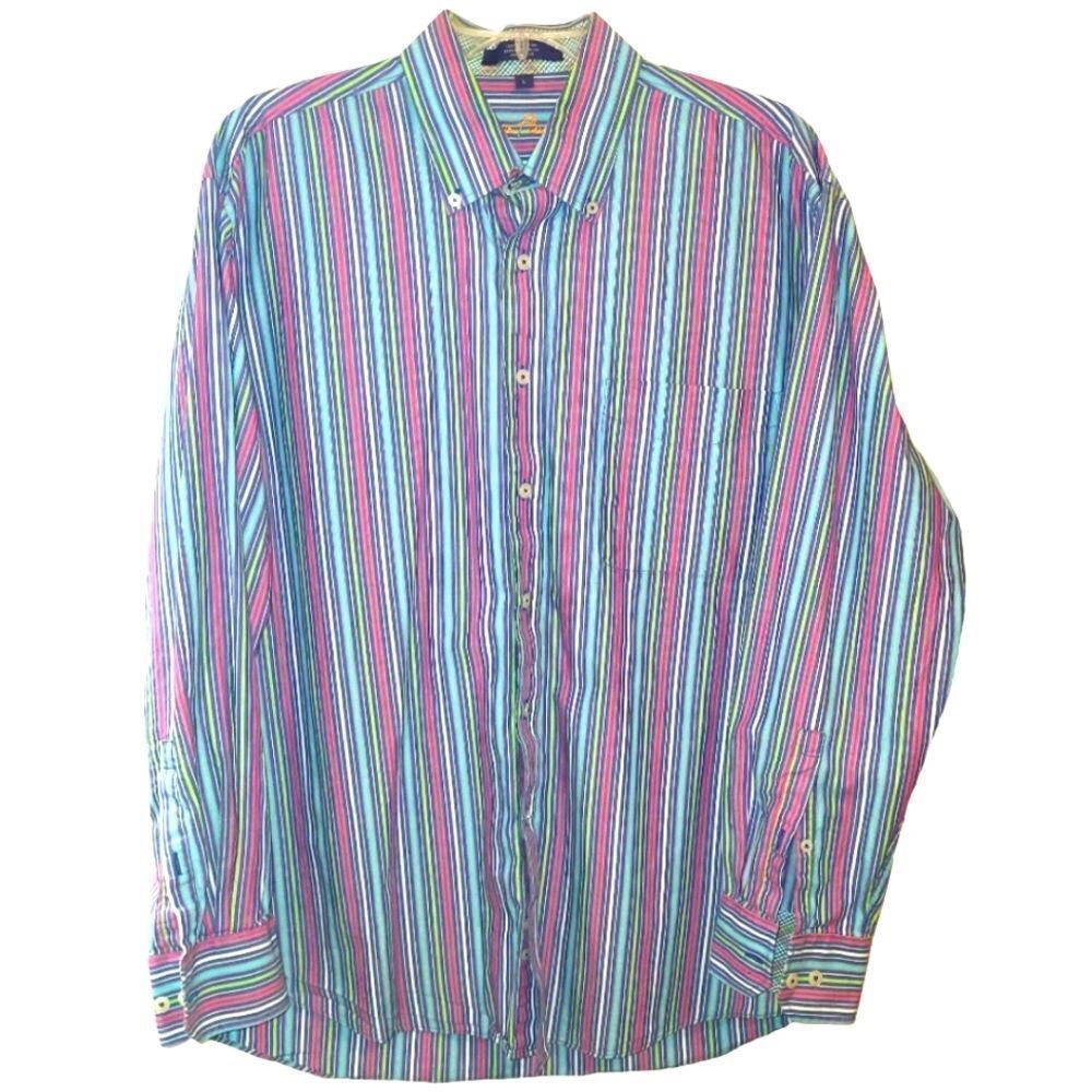 Alan Flusser Men's Button Down Dress Shirt